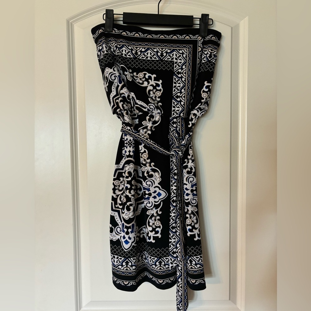 White House Black Market strapless dress